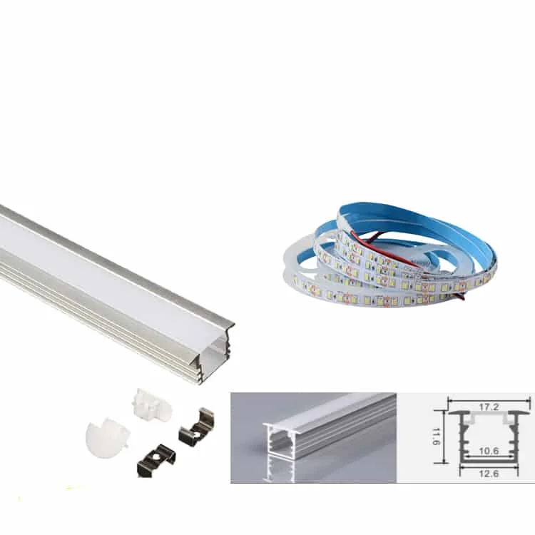 โปรไฟล์ LED แนวยาวแบบฝัง
