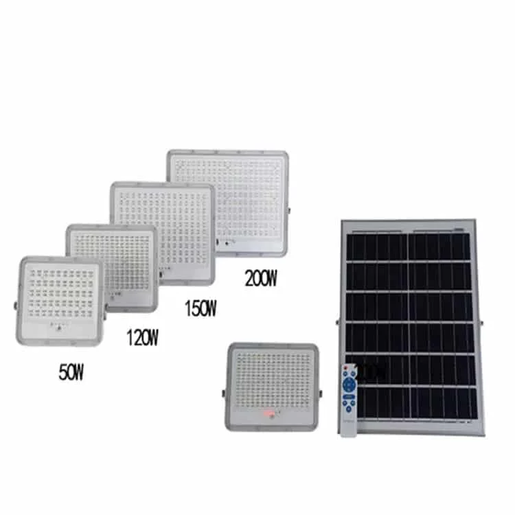 โคมฟลัดไลท์ LED โซลาร์เซลล์สำหรับสวน — ชื่อทางการค้า 50–200 W