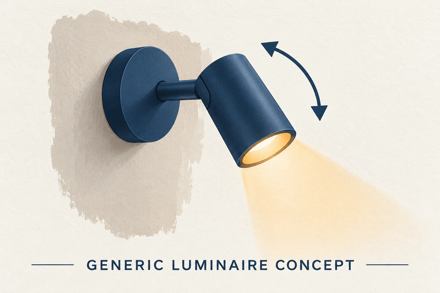 generic adjustable wall reading light concept