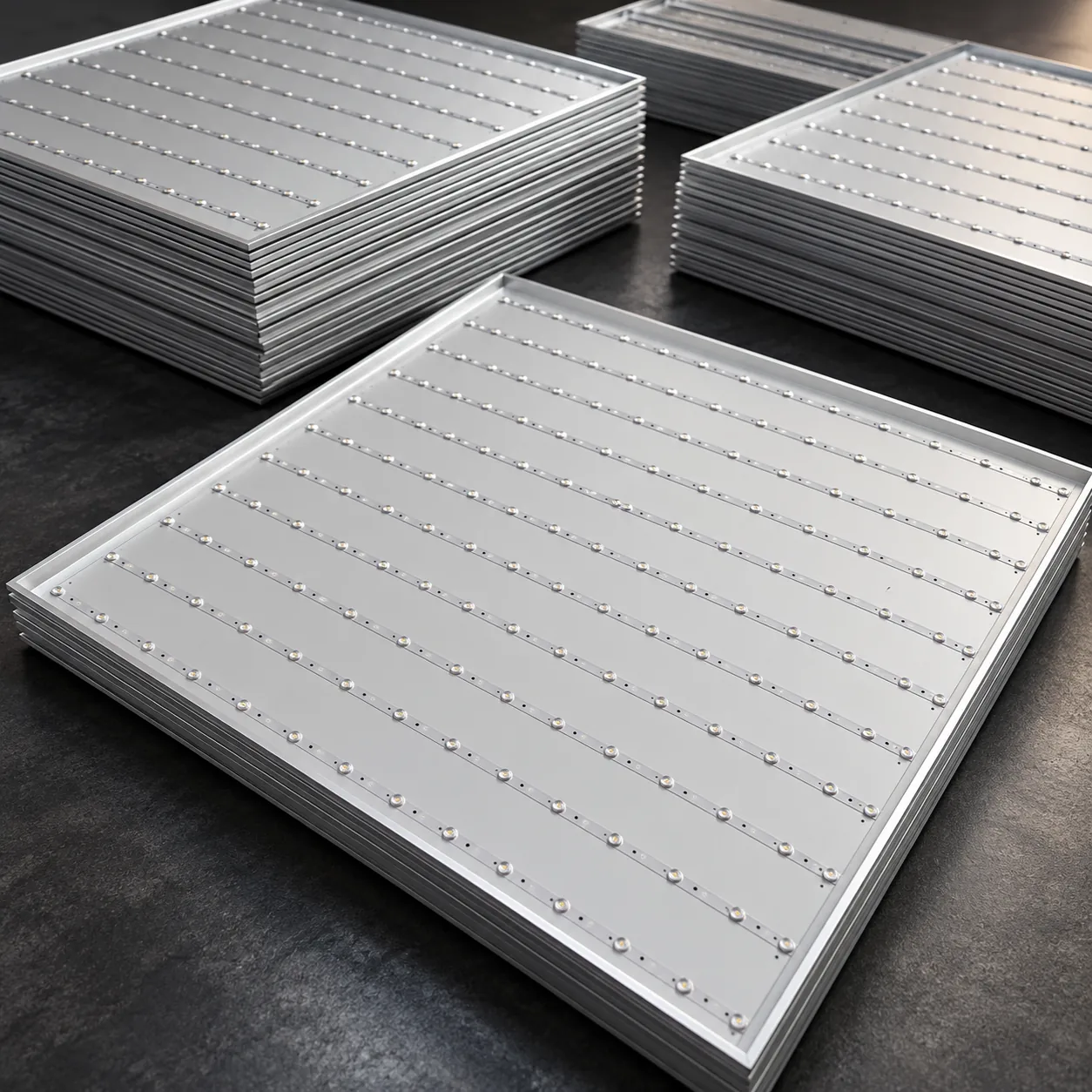 large panel light open led trays charcoal workbench