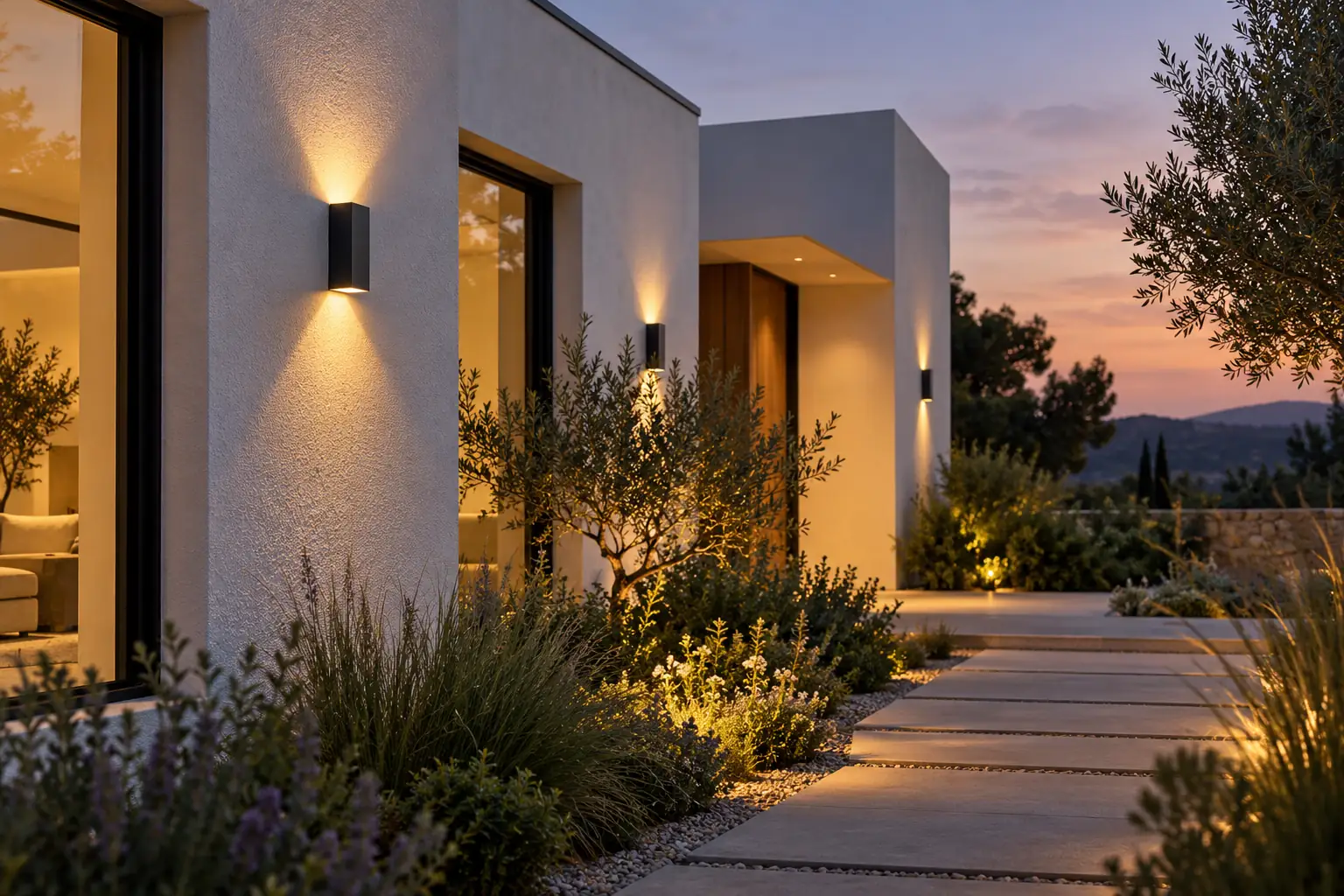 residential exterior up and down led wall lighting