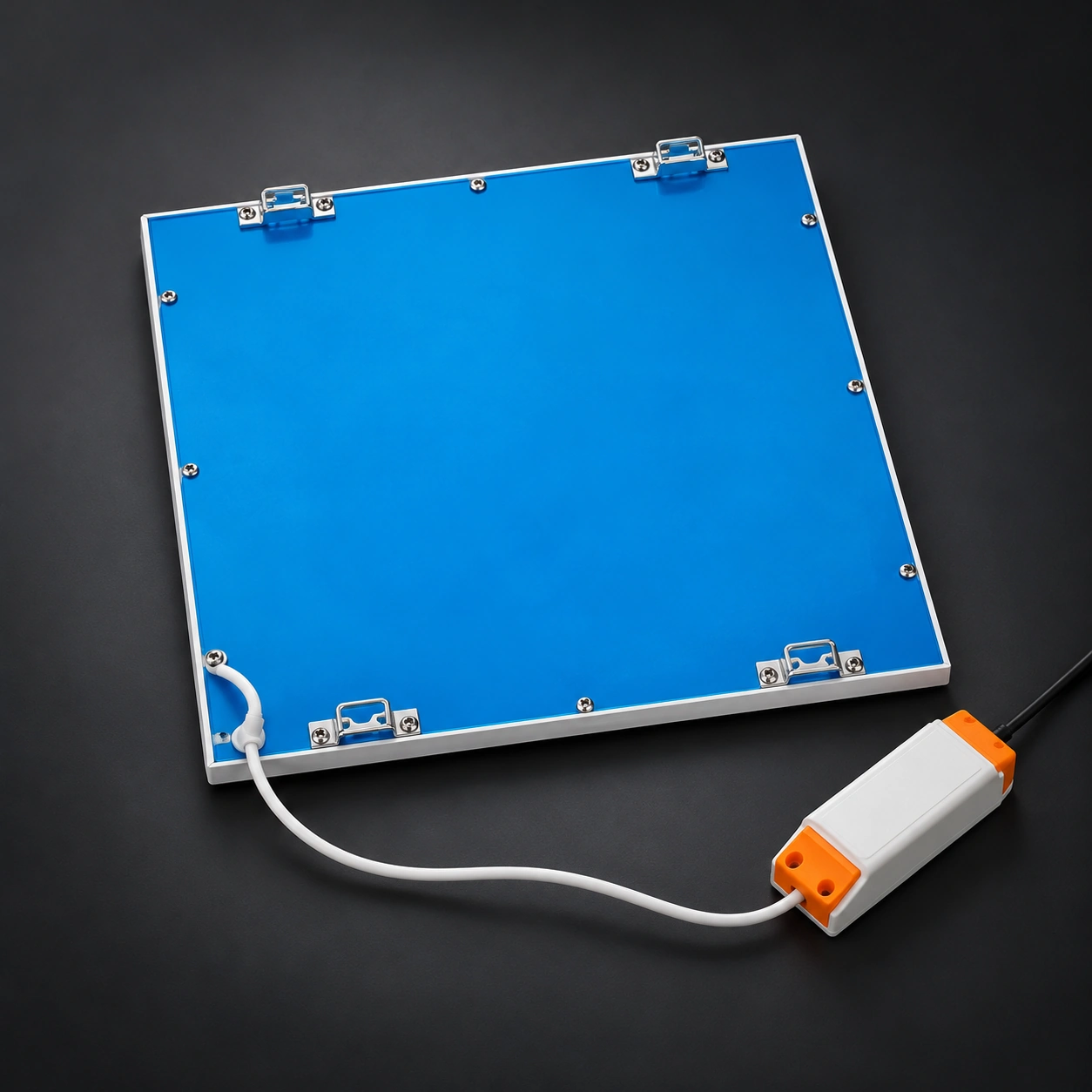 square led panel blue rear external driver charcoal studio