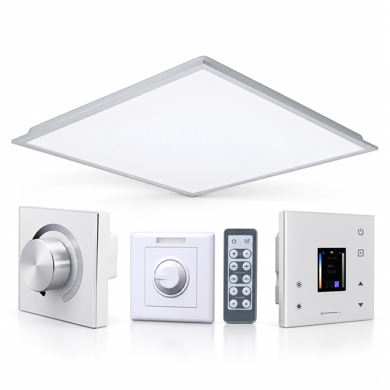 square panel four dimming control accessories