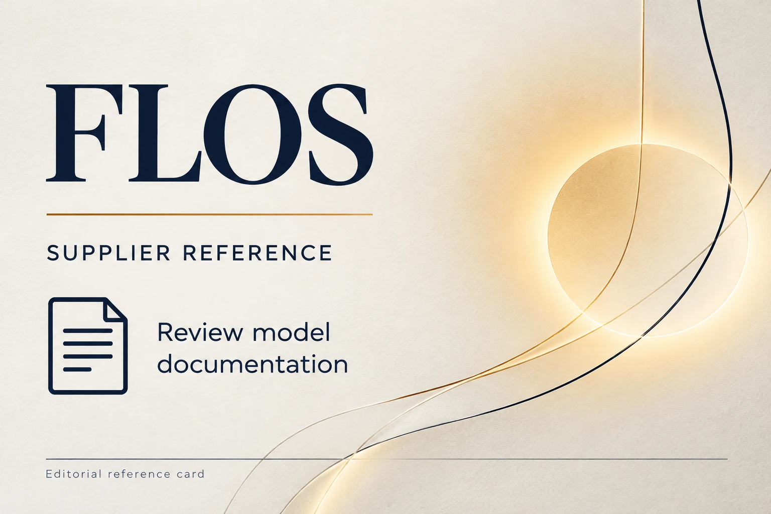 visual identification of flos in a supplier directory