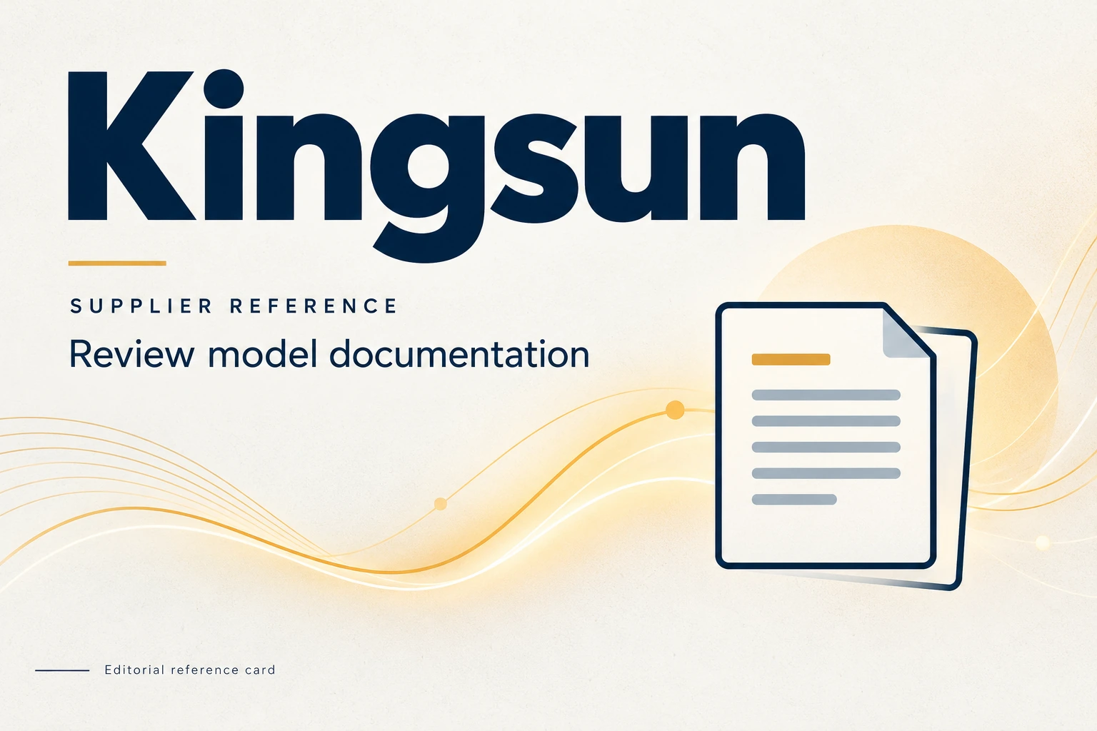 visual identification of kingsun in a supplier directory